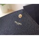 Replica Saint Laurent Catena Portafoglio in pelle Black Grain Replica Saint Laurent Catena Portafoglio in pelle Black Grain