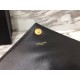 Replica Saint Laurent grandi borse Monogram universitari in nero di capra Replica Saint Laurent grandi borse Monogram universitari in nero di capra