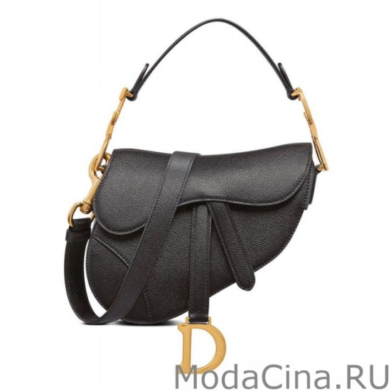 Replica Mini borsa da sella Christian Dior con cinturino nero Replica Mini borsa da sella Christian Dior con cinturino nero