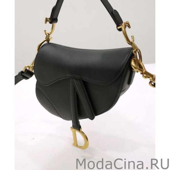 Replica Mini borsa da sella Christian Dior con cinturino nero Replica Mini borsa da sella Christian Dior con cinturino nero