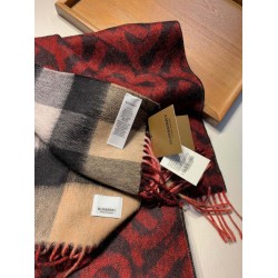 Scialle in lana cashmere double face Burberry 30 x 180