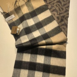 Scialle in lana cashmere double face Burberry 30 x 180