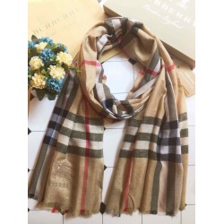 Scialle in cashmere lurex bling Burberry 90 x 200