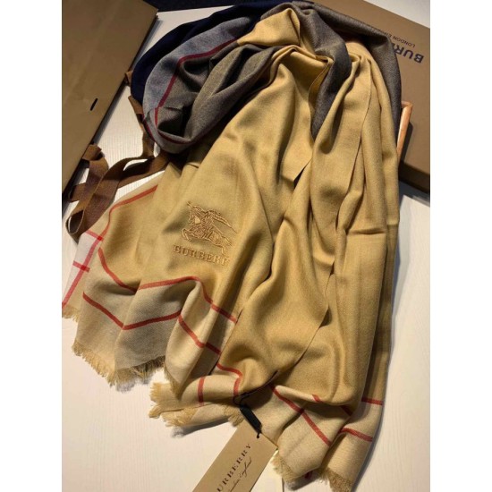 Replica Scialle in cashmere lurex bling Burberry 90 x 200