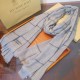 Replica Sciarpa Burberry in filato lurex color block in cashmere con motivo tartan 90 x 200