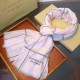 Replica Sciarpa Burberry in filato lurex color block in cashmere con motivo tartan 90 x 200