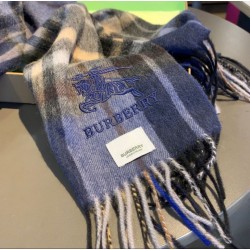Scialle Burberry misto cashmere e lana 32 x 200