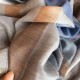 Replica Sciarpa Burberry classica in cashmere con motivo tartan e ricamo cavallo 100 x 200