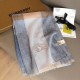 Replica Sciarpa Burberry classica in cashmere con motivo tartan e ricamo cavallo 100 x 200