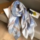 Replica Sciarpa Burberry classica in cashmere con motivo tartan e ricamo cavallo 100 x 200