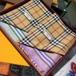 Scialle Burberry Cashmere Seta Vintage Check 70 x 220