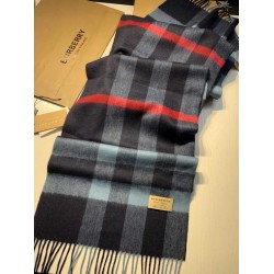 Burberry scialle classico in cashmere con motivo check medio 40 x 180