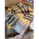 Replica Burberry Scialle in cashmere con motivo check classico 30 x 250