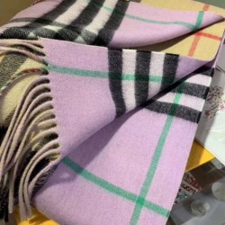 Burberry Scialle in cashmere con motivo check classico 30 x 250