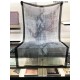Replica Sciarpa lunga in cashmere con motivo tartan Hermes Sky Horse 110 x 200 bianca