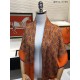 Replica Hermes divertente scialle di seta cashmere testa di cavallo 140 arancione