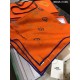 Replica Hermes divertente scialle di seta cashmere testa di cavallo 140 arancione