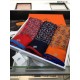 Replica Hermes divertente scialle di seta cashmere testa di cavallo 140 arancione