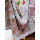 Replica Scialle di seta cashmere broccato broccato di Hermes 140 Rose