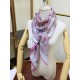 Replica Scialle di seta cashmere broccato broccato di Hermes 140 Rose