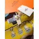 Replica Scialle quadrato di seta cashmere esteso Hermes 140cm Giallo