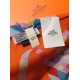 Replica Scialle quadrato Hermes seta cashmere esteso 140 cm Arancione