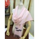 Replica Sciarpa in cashmere Hermes Wide Horses 32 x 180 Rosa