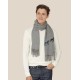 Replica Sciarpa in cashmere Hermes Wide Horses 32 x 180 Grigio