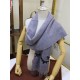 Replica Sciarpa in cashmere Hermes Wide Horses 32 x 180 Grigio