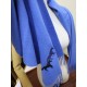 Replica Sciarpa in cashmere Hermes Wide Horses 32 x 180 blu