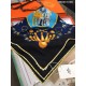 Replica Hermes cammina a parigi Cashmere seta quadrato Scialle 140 Blu