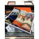 Replica Hermes cammina a parigi Cashmere seta quadrato Scialle 140 Blu