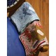 Replica Scialle quadrato Hermes Cashmere seta 140 Arancio
