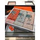 Replica Sciarpa in cashmere con cavallo Hermes Pop Style 110 x 200 rosa