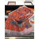 Replica Sciarpa in cashmere con cavallo Hermes Pop Style 110 x 200 arancione