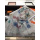 Replica Sciarpa in cashmere con cavallo Hermes Pop Style 110 x 200 grigia
