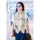Replica Sciarpa in cashmere con cavallo Hermes Pop Style 110 x 200 grigia