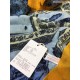 Replica Sciarpa Hermes City of Horses in cashmere 110 x 200 blu