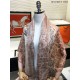 Replica Sciarpa in cashmere Hermes City of Horses 110 x 200 cachi