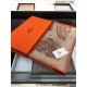 Replica Sciarpa in cashmere Hermes City of Horses 110 x 200 cachi