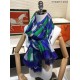 Replica Hermes Carriage Solitaire Cashmere Scialle 110 x 200 Blu