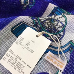 Hermes Carriage Solitaire Cashmere Scialle 110 x 200 Blu Hermes Carriage Solitaire Cashmere Scialle 110 x 200 Blu