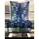 Replica Hermes Carriage Solitaire Cashmere Scialle 110 x 200 Blu