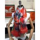 Replica Hermes Carriage Solitaire Cashmere Scialle 110 x 200 Arancione