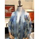 Replica Hermes Carriage Solitaire Cashmere Scialle 110 x 200 Sky Blue